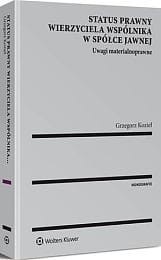 Status prawny wierzyciela wspólnika w spółce jawnej. Uwagi materialnoprawne