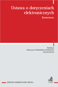 Ustawa o doręczeniach elektronicznych. Komentarz