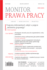 Monitor Prawa Pracy Nr 1/2021