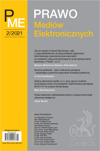 Prawo Mediów Elektronicznych Nr 2/2021
