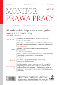 Monitor Prawa Pracy Nr 3/2021