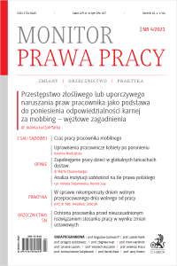 Monitor Prawa Pracy Nr 4/2021
