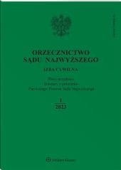 Orzecznictwo Sądu Najwyższego. Izba Cywilna - Nr 1/2023