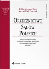 Orzecznictwo Sądów Polskich - Nr 2/2023