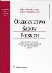 Orzecznictwo Sądów Polskich - Nr 3/2023