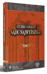 Studia i Analizy Sądu Najwyższego. TOM II