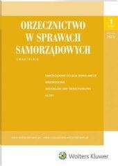 Orzecznictwo w Sprawach Samorządowych - Nr 1/2023