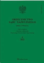 Orzecznictwo Sądu Najwyższego. Izba Cywilna - Nr 4/2023
