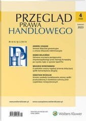 Przegląd Prawa Handlowego - Nr 4/2023 [368]