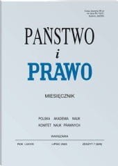 Państwo i Prawo - Nr 7/2023 [929]