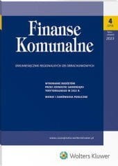 Finanse Komunalne - Nr 4/2023