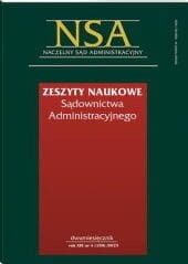 Zeszyty Naukowe Sądownictwa Administracyjnego - Nr 4/2023