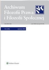 Archiwum Filozofii Prawa i Filozofii Społecznej - Nr 2/2023 [35]