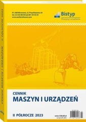 Cennik maszyn i urządzeń - II półrocze 2023 r.