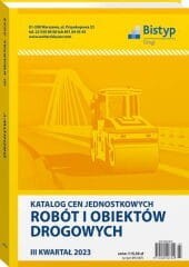 Katalog cen jednostkowych robót i obiektów DROGOWYCH - III kwartał 2023 r.