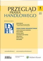Przegląd Prawa Handlowego - Nr 8/2023 [372]