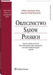Orzecznictwo Sądów Polskich - Nr 10/2023