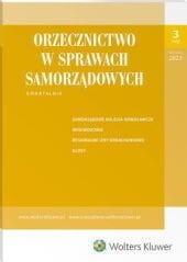 Orzecznictwo w Sprawach Samorządowych - Nr 3/2023