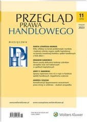 Przegląd Prawa Handlowego - Nr 11/2023 [375]