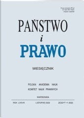 Państwo i Prawo - Nr 11/2023 [933]