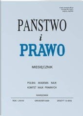 Państwo i Prawo - Nr 12/2023 [934]