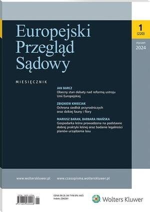 Europejski Przegląd Sądowy - Nr 1/2024 [220]