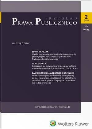 Przegląd Prawa Publicznego - Nr 2/2024
