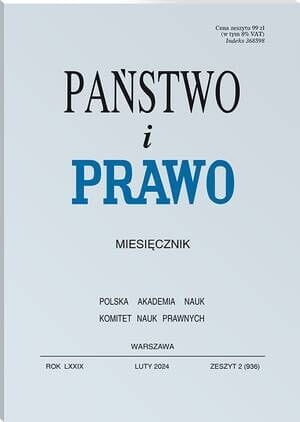 Państwo i Prawo - Nr 2/2024 [936]