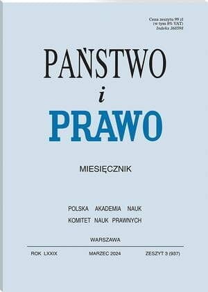 Państwo i Prawo - Nr 3/2024 [937]
