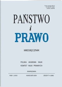 Państwo i Prawo - Nr 4/2024 [938]