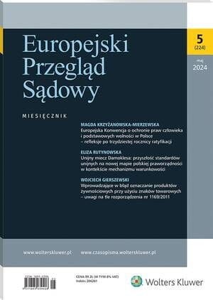 Europejski Przegląd Sądowy - Nr 5/2024 [224]