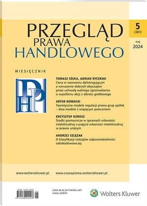 Przegląd Prawa Handlowego - Nr 5/2024 [381]