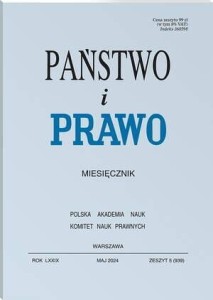 Państwo i Prawo - Nr 5/2024 [939]