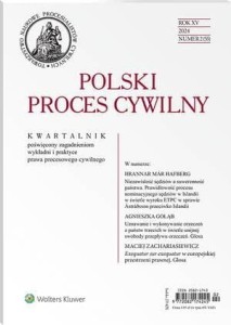 Polski Proces Cywilny - Nr 2/2024
