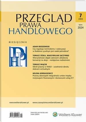 Przegląd Prawa Handlowego - Nr 7/2024 [383]