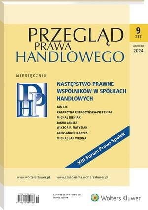 Przegląd Prawa Handlowego - Nr 9/2024 [385]