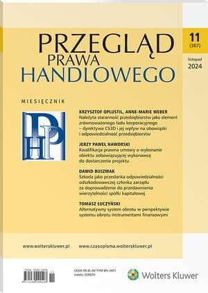 Przegląd Prawa Handlowego - Nr 11/2024 [387]