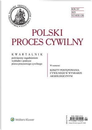 Polski Proces Cywilny - Nr 1/2025