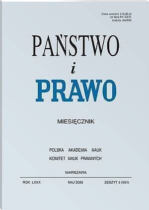 Państwo i Prawo - Nr 5/2025 [951]