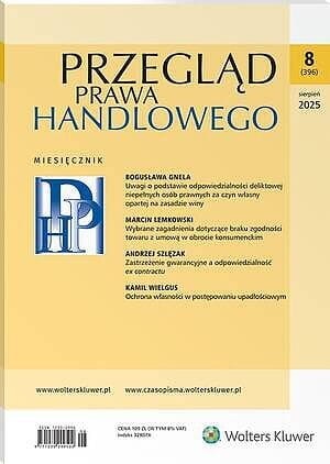 Przegląd Prawa Handlowego - Nr 8/2025 [396]