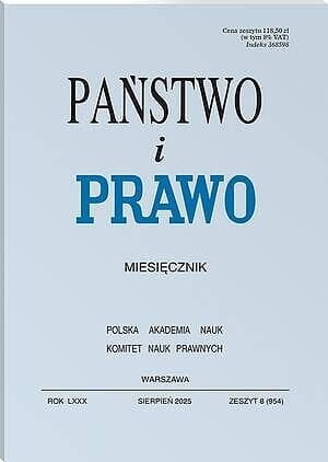 Państwo i Prawo - Nr 8/2025 [954]
