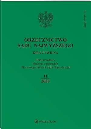 Orzecznictwo Sądu Najwyższego. Izba Cywilna - Nr 11/2025