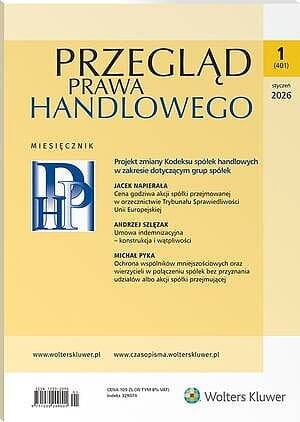 Przegląd Prawa Handlowego - Nr 1/2026 [401]