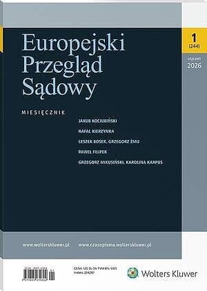 Europejski Przegląd Sądowy - Nr 1/2026 [244]