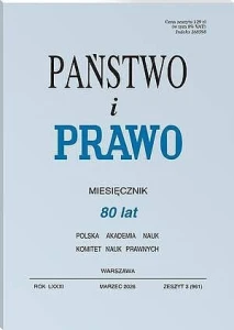 Państwo i Prawo - Nr 3/2026 [961]