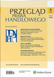 Przegląd Prawa Handlowego - Nr 4/2026 [404]