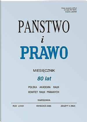 Państwo i Prawo - Nr 4/2026 [962]