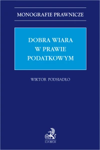 Dobra wiara w prawie podatkowym