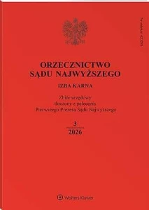 Orzecznictwo Sądu Najwyższego. Izba Karna - Nr 3/2026
