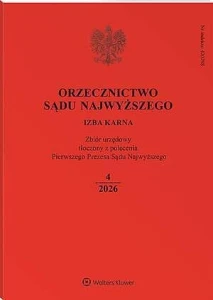 Orzecznictwo Sądu Najwyższego. Izba Karna - Nr 4/2026